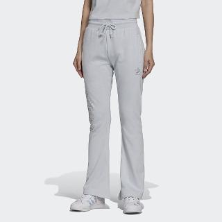 【adidas 愛迪達】長褲 運動長褲 灰藍 OPEN HEM TP(HF6769)