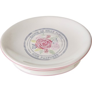 【Premier】Belle石陶肥皂盒(玫瑰)