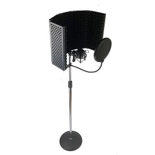 【JYC Music】職業級DR-50TXA 麥克風隔音門裝組-金屬五門外銷款/含防風罩及防震架/台製麥克風架(DR-50TXA)