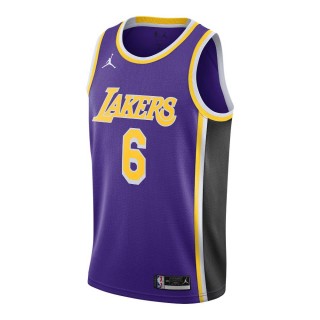 【NBA】籃球背心 NIKE SWGMN球衣 湖人隊 Lebron James 男款 紫金(CV9481513)