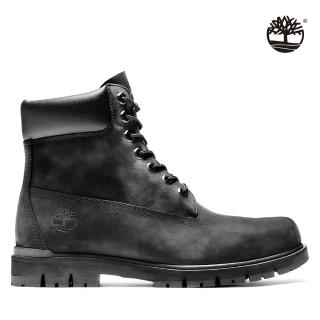 【Timberland】男款黑色絨面Radford防水6吋靴(A1JI2001)