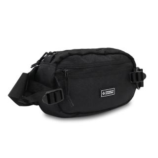 【CONVERSE】斜背包 Transition Sling Bag 男女款 腰包 外出方便 穿搭 可調式背帶 黑 白(10022098A01)