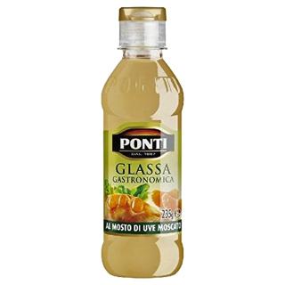 【PONTI】義大利 白巴薩米可醋膏235ml(餐前醋、養生醋、白葡萄酒醋膏)