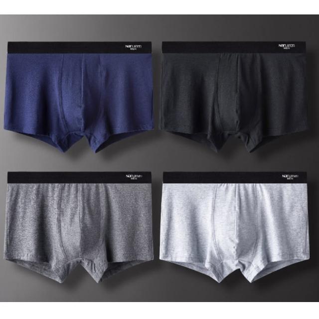 【CoolX】4入組 透氣舒適四角內褲 南極人 男內褲(L-6XL尺碼可選)