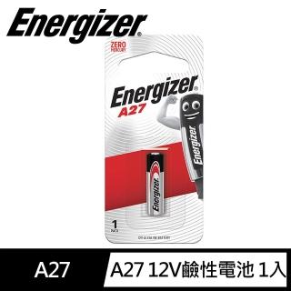 【Energizer 勁量】A27汽車搖控器電池 1入 吊卡裝(12V鹼性電池)