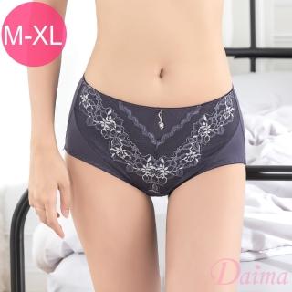 【Daima 黛瑪】心動。M-XL華麗雙色性感蕾絲內褲/女內褲(藍色)