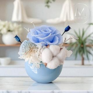【MY DEAR STRAWBERRIES】莫內的花園永生花禮(花禮/花盆/永生花/擴香花/送禮)