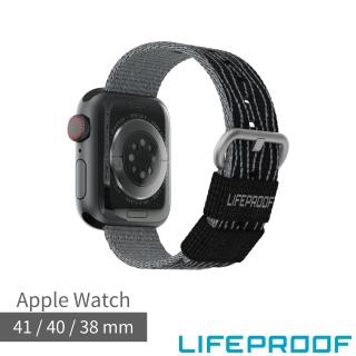 【LifeProof】Apple Watch 38/40/41mm 環保防水錶帶(黑色)