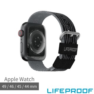 【LifeProof】Apple Watch 42/44/45mm 環保防水錶帶(黑色)
