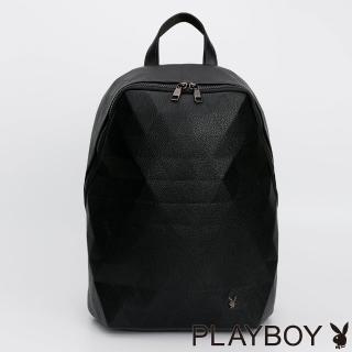 【PLAYBOY】後背包 Gotham系列(黑色)