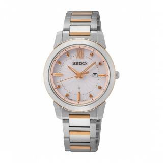 【SEIKO 精工】LUKIA 氣質優雅時尚玫瑰金女錶(V137-0DL0KS/SUT416J1)