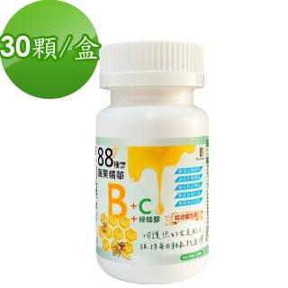 【宏醫生技】獨家升級88種蔬果酵素萃取B群+C+綠蜂膠(30顆/瓶)