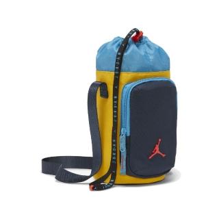 【NIKE 耐吉】斜背包 Jordan Shoulder Bag 男款 喬丹 飛人 小包 外出 背帶可調 黃 藍(JD2143010GS-003)