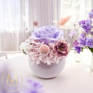 【MY DEAR STRAWBERRIES】洛可可花園永生花禮(花禮/花盆/永生花/買花/送禮/擴香花)