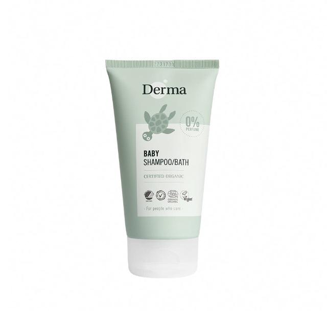 【Derma】寶寶有機洗髮沐浴露–旅行號150ml(3入組 150ml*3)