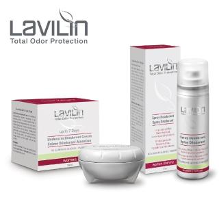 【Lavilin 蘭味蓮】加強淨味組-7天腋下體香膏+體香噴霧(女香款)