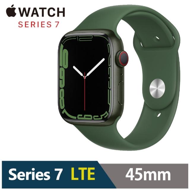 【Apple 蘋果】Apple Watch S7 45公釐 LTE版(鋁金屬錶殼配運動錶帶)