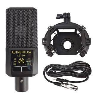 【JYC Music】嚴選LGT-240直播專用電容式麥克風簡配款/心型指向/原廠防震架/專用線材(LGT-240直播用簡配款)