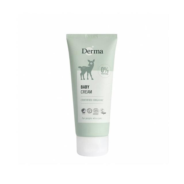 【Derma 丹麥德瑪】寶寶有機滋潤護膚霜 100ml(乳液 北歐白天鵝 歐盟有機認證 不做動物實驗)