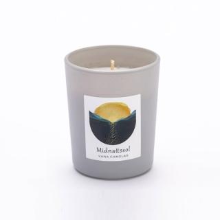 【Vana Candles】北歐幻彩袖珍 瑞典天然香氛蠟燭 午夜太陽-清新海洋調 75g