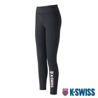 【K-SWISS】運動緊身褲 KS Legging-女-黑(195232-008)