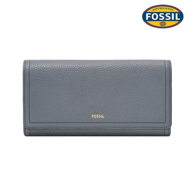 【FOSSIL】Logan 三折真皮拉鍊RFID防盜長夾 出國必備 (多款可選)