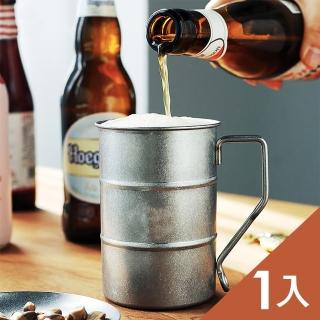 【CS22】復古工業風304不鏽鋼啤酒杯/戶外露營杯400ml(1入)