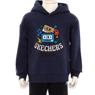 【SKECHERS】男童長袖連帽衛衣(L421B077-002Z)