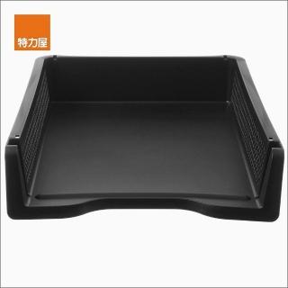 【特力屋】日本 Inomata 直式A4文件收納盒 黑色 型號4314
