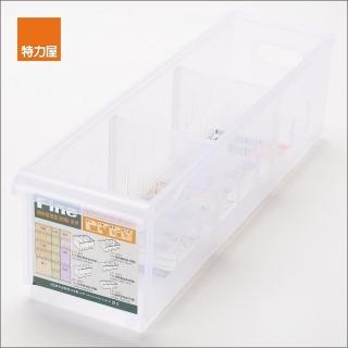 【特力屋】組LF-1005 FINE隔板整理盒附輪-淺型W12.2-2入