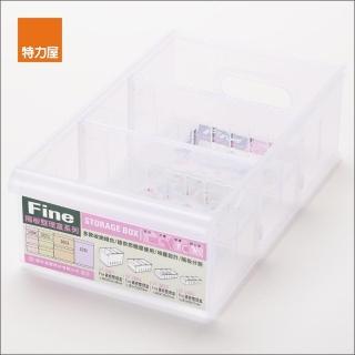 【特力屋】組LF-3002 FINE隔板整理盒-淺型W15-2入