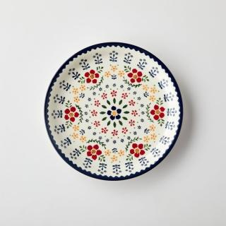 【Royal Duke】手繪波蘭陶法蒂系列-9吋圓盤(波蘭陶 桌上風景 點心盤 派對 文青擺盤)