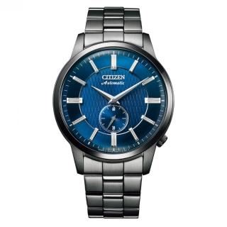 【CITIZEN 星辰】Mechanical系列 60小時動力儲存 小秒針機械腕錶(NK5009-69N)