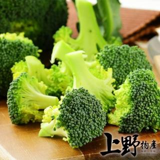 【上野物產】急凍生鮮綠花椰菜 x10包(500g±10%/包 素食 低卡 蔬菜 冷凍已切 新鮮冷凍蔬菜 冷凍食品)