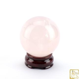 【吉祥水晶】星光粉水晶球 直徑7.55cm(幸福美滿)
