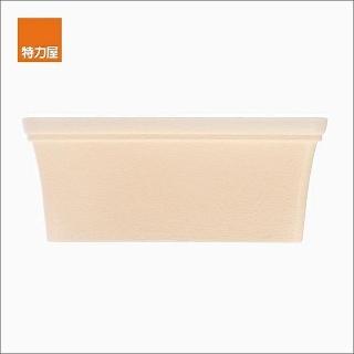 【特力屋】亞麻PP長花槽1尺半米白