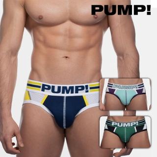 【PUMP!】球隊男孩拼接三角內著(12060/12062/12064/Briefs/運動/健身/性感/派對/iMen)