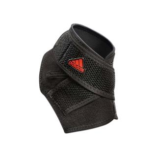 【adidas 愛迪達】護具 運動護踝-台灣製 吸濕排汗 愛迪達 黑橘(MB0218)