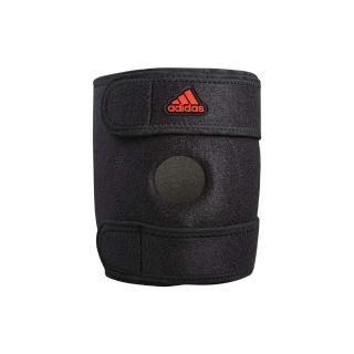【adidas 愛迪達】護具 運動護膝-台灣製 吸濕排汗 愛迪達 黑橘(MB0219)