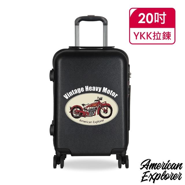 【American Explorer 美國探險家】20吋 出清品 雙排輪 YKK拉鍊 卡通箱 63G 登機箱 行李箱 旅行箱(設計師款)