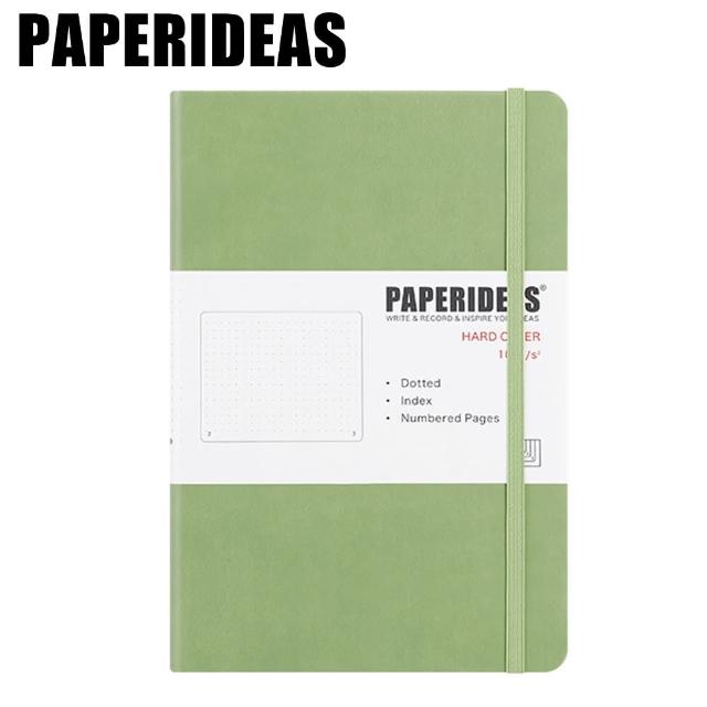 【PAPERIDEAS】A5子彈筆記本 頁碼硬面綁帶筆記本