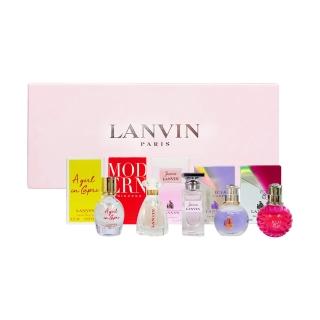 【LANVIN 浪凡】經典款小香禮盒 4.5mlX5入(卡布里+光韻+珍浪凡+光韻星夜+冒險公主)