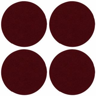 【KELA】Alia杯墊4入(酒紅)