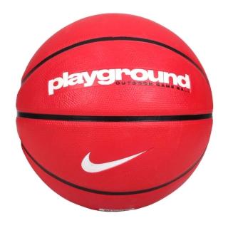 【NIKE 耐吉】EVERYDAY PLAYGROUND 8P 7號籃球-訓練 室外 紅白黑橘(N100437168707)