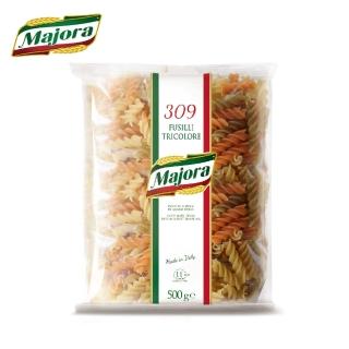 【Majora 麥嘉樂】義大利三色螺旋麵 500gX1包
