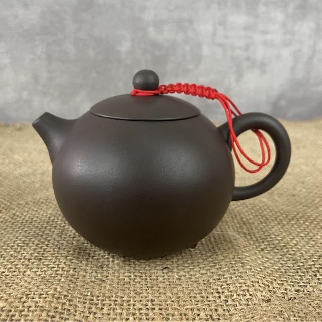 台灣製造】小圓蛋壺160ml 鶯歌陶藝之美(茶具茶壺朱泥紫砂段泥泡茶壺