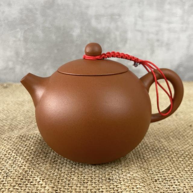 台灣製造】小圓蛋壺160ml 鶯歌陶藝之美(茶具茶壺朱泥紫砂段泥泡茶壺