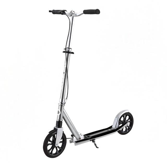 【GLOBBER 哥輪步】官方直營 法國 NL 205 DELUXE 復古版成人折疊版滑板車(2輪滑板車、手煞車、直立站立)