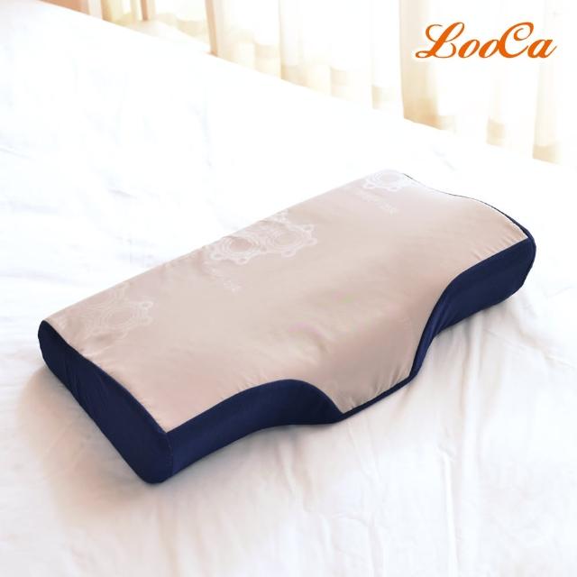 【LooCa】100%石墨烯遠紅外線助眠矯型乳膠枕(1入)