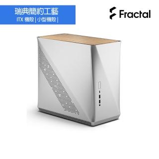 【Fractal Design】Era ITX 北歐風 迷你ITX機殼-星光銀(瑞典精品/GPU-29cm/CPU-12cm)
